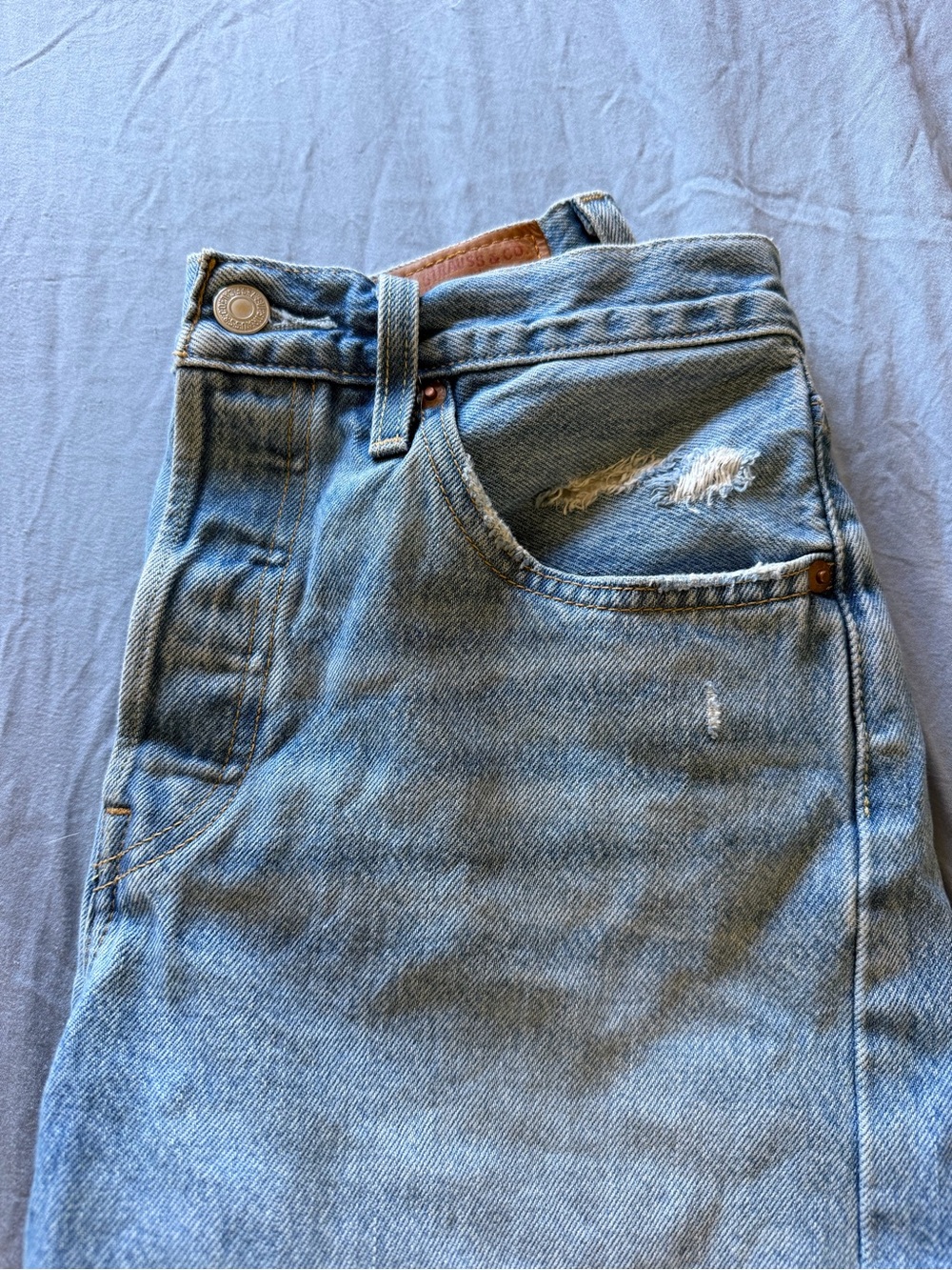 Levi's Light Blue Women's Denim Shorts